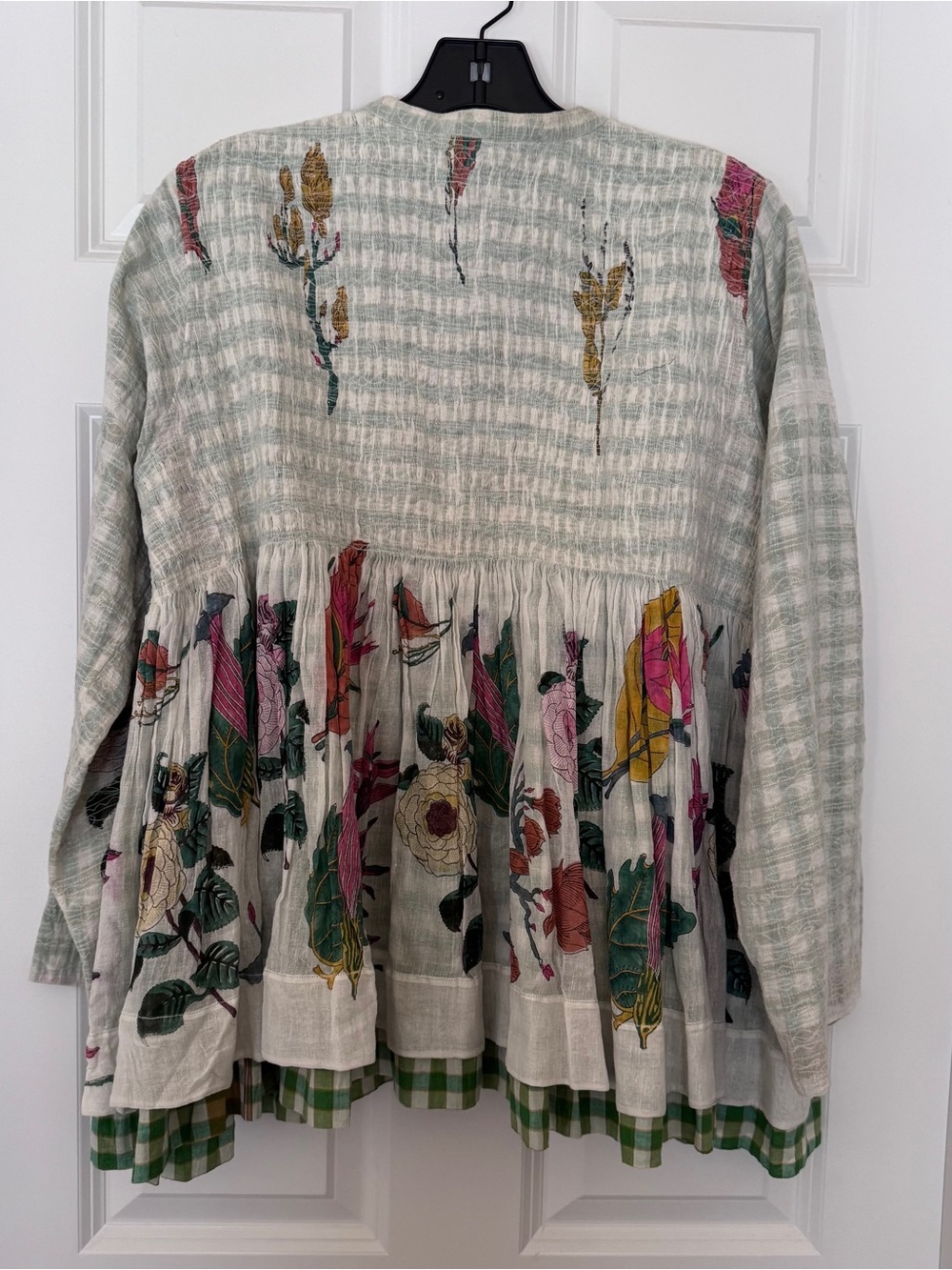 ✨Injiri-Double Layer Hand Block Printed Jacket✨Size:Large - Picture 3 of 9